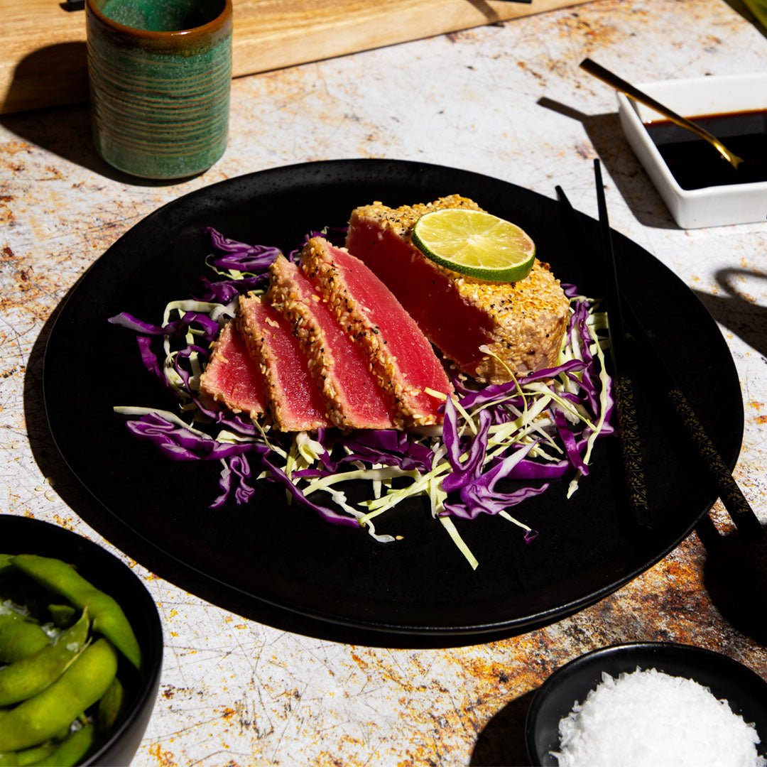 Frozen Wild-Caught Yellowfin Ahi Tuna - 10 oz