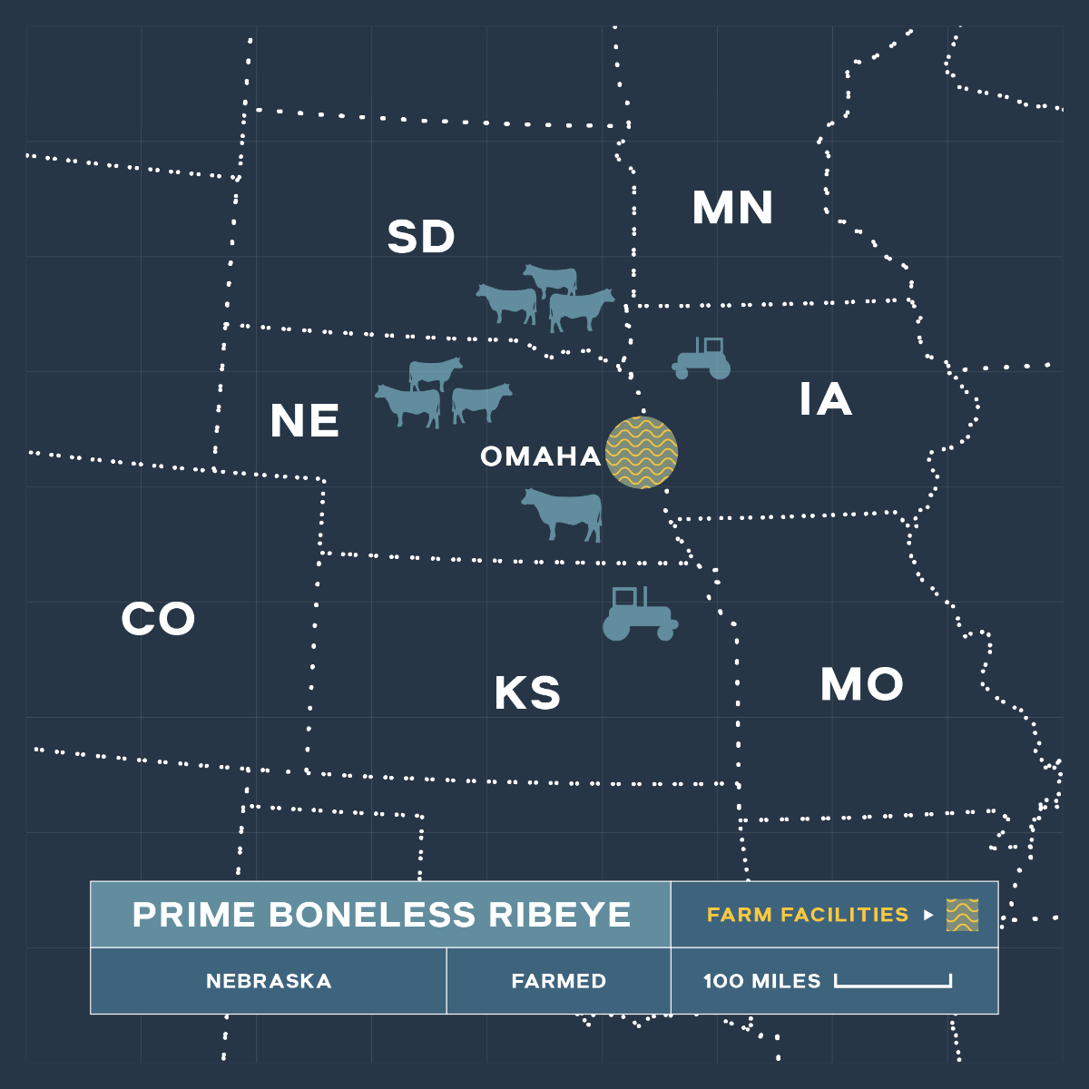 Kinnealey Meats® USDA Prime Black Angus Boneless Ribeye - 11 oz
