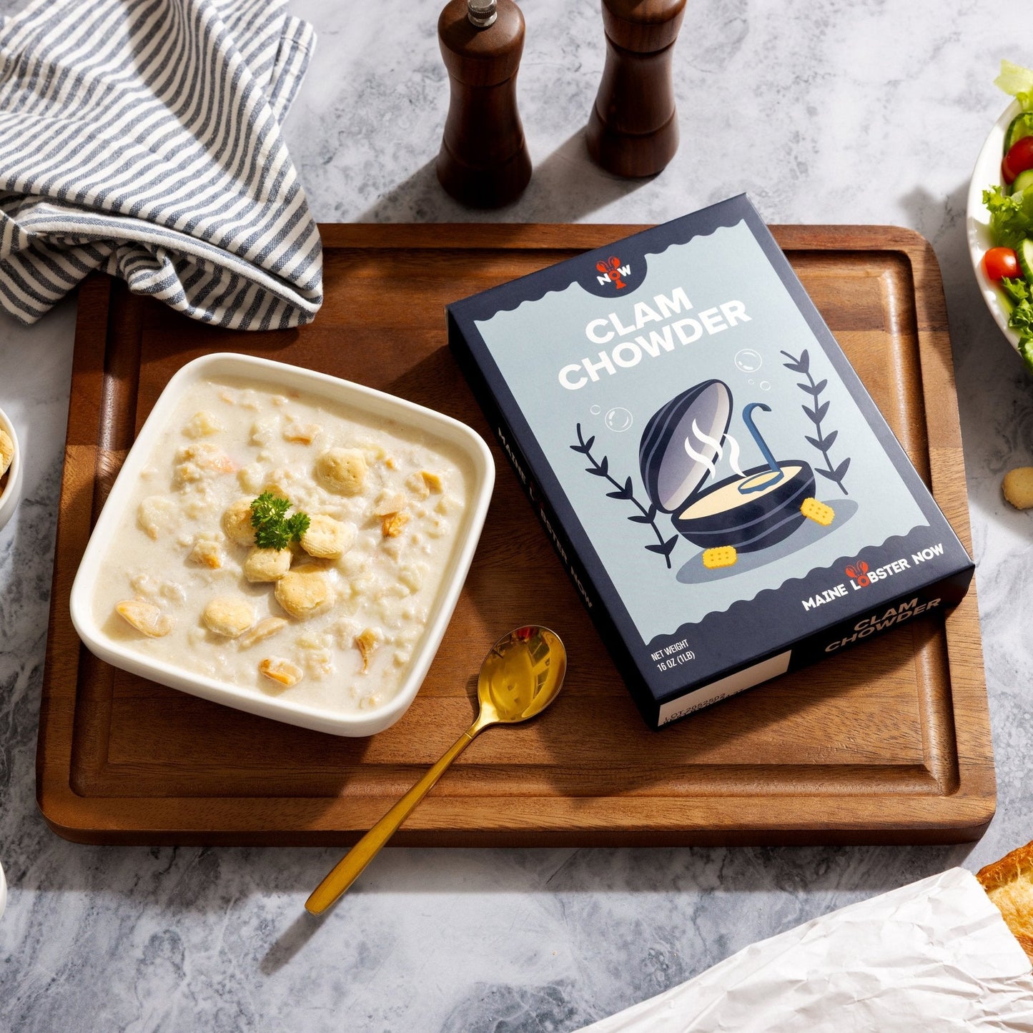 New England Clam Chowder - 16 oz.