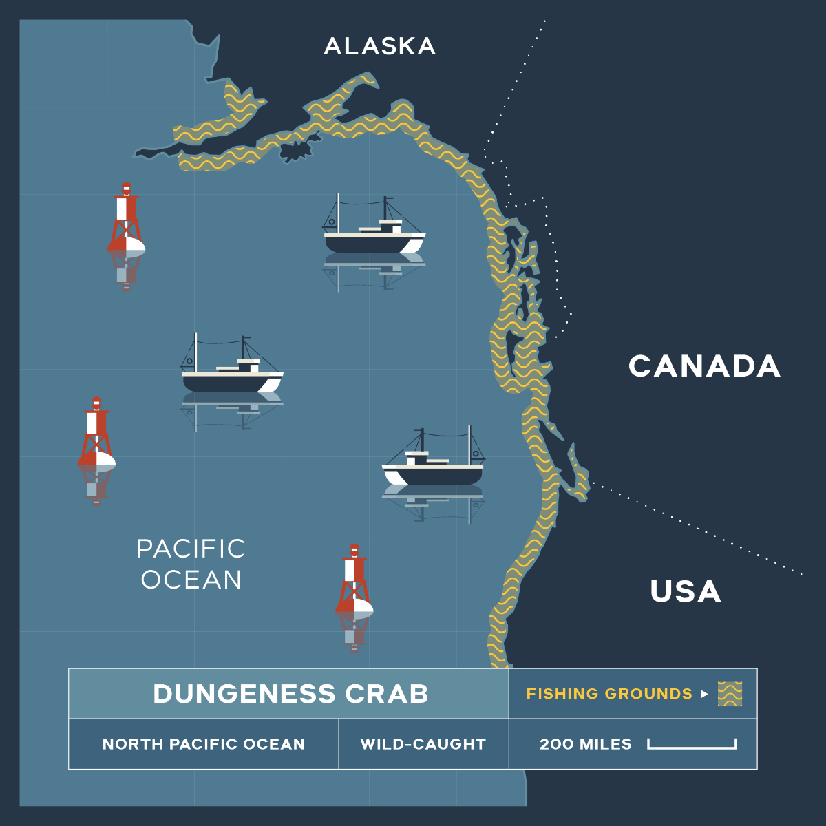 Alaskan Dungeness Crab Clusters - 3 lbs